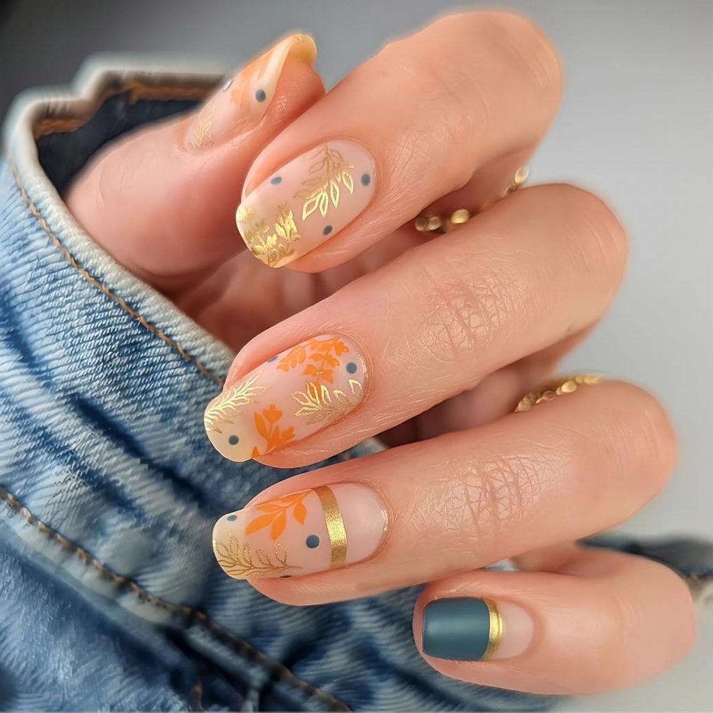 The Fancy Fall Nails